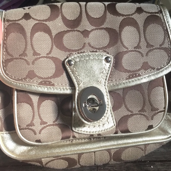 Coach Handbags - tan coach purse